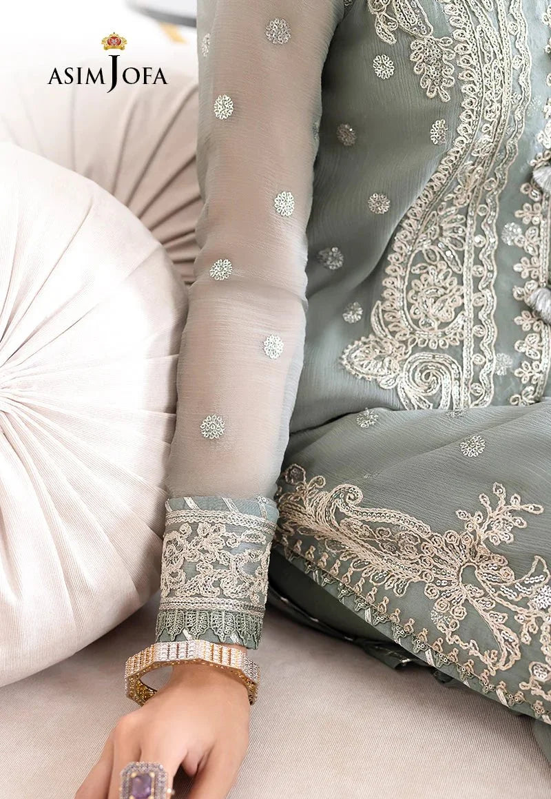 Asim Jofa Jhilmil Chiffon Embroidered Unstitched Collection