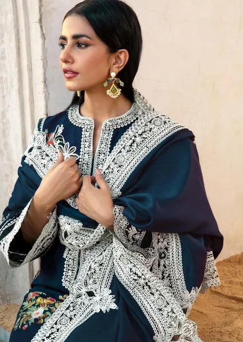 Crimson Luxury Lawn Embroidered Unstitched Suits Marori Tales - CRWP 2B