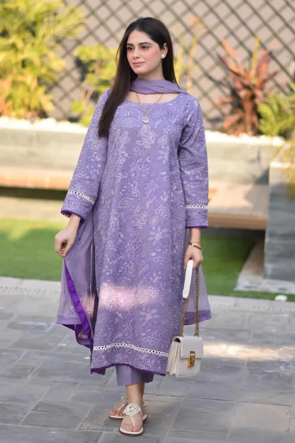 BAREEZE Dhanak 3pc Suit