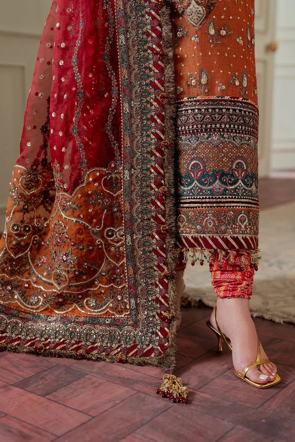 Baroque Luxury Embroidered 3 Piece Unstitched