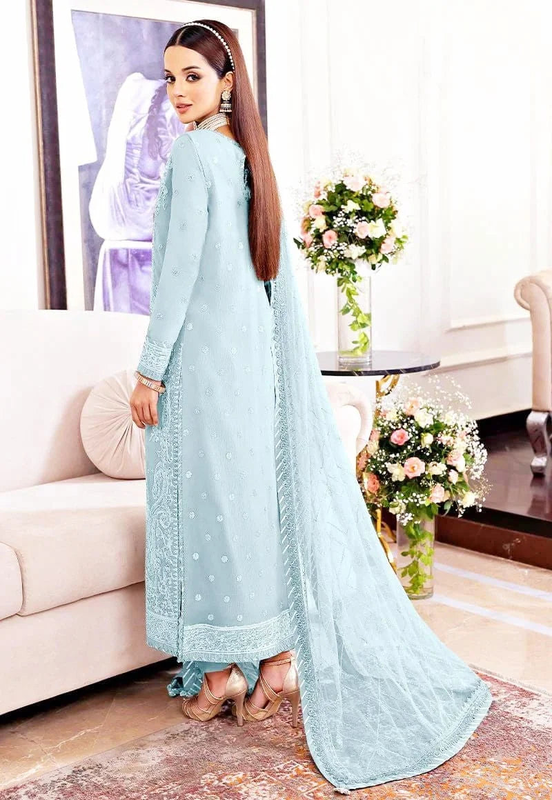 Asim Jofa Jhilmil Chiffon Embroidered Unstitched Collection