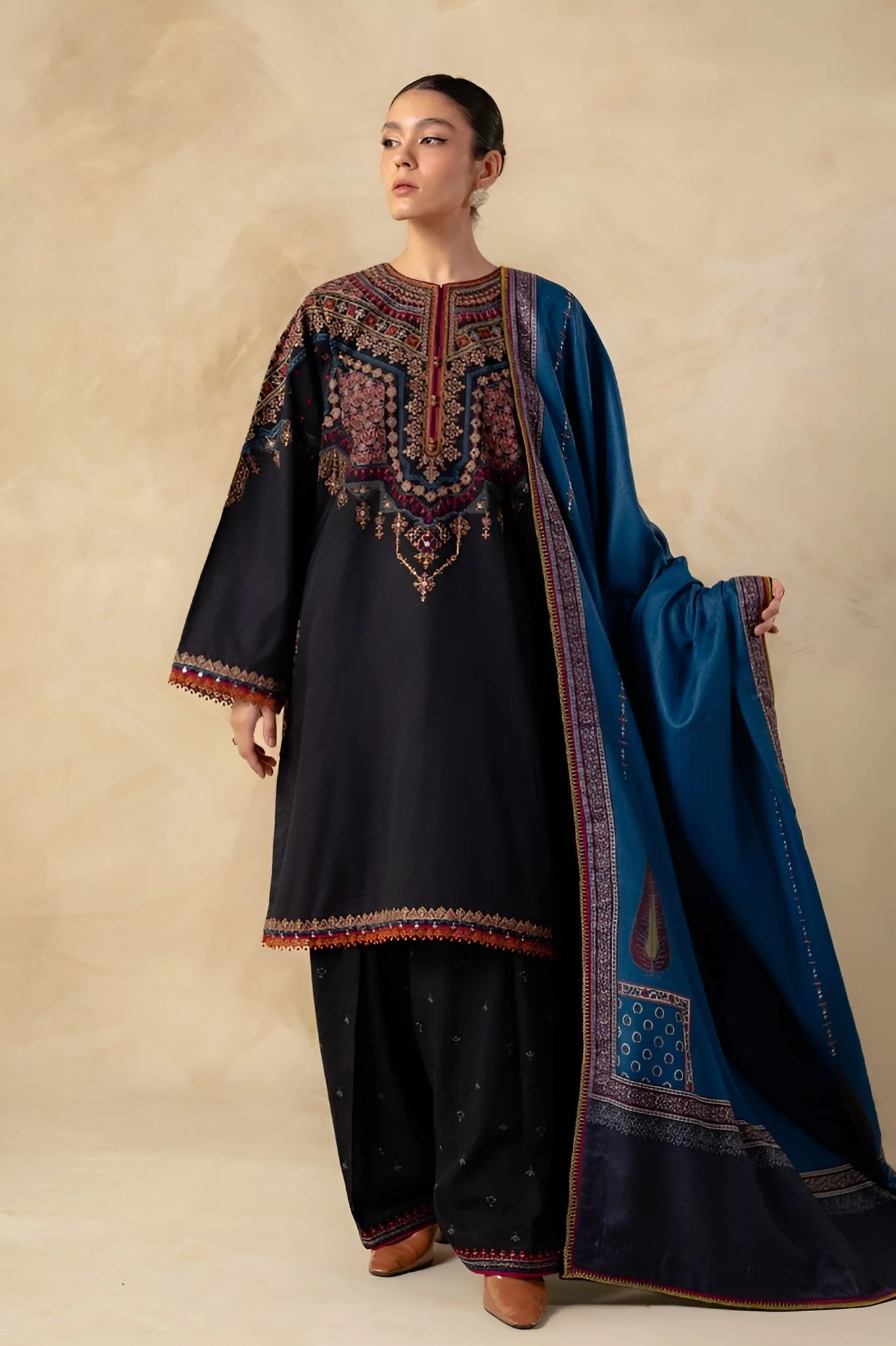 ZARA SHAH JHAN Dhanak 3pc