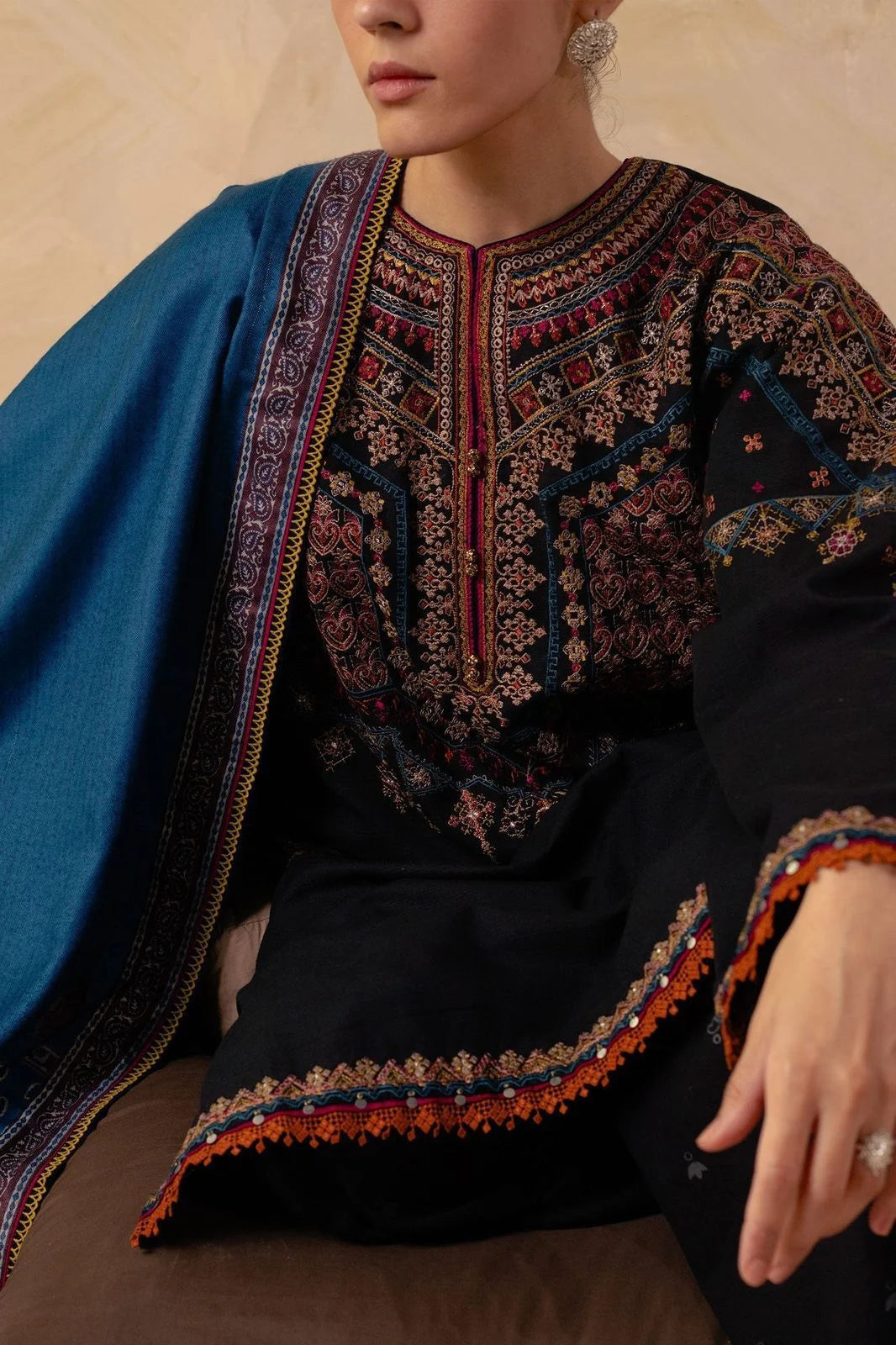 ZARA SHAH JHAN Dhanak 3pc