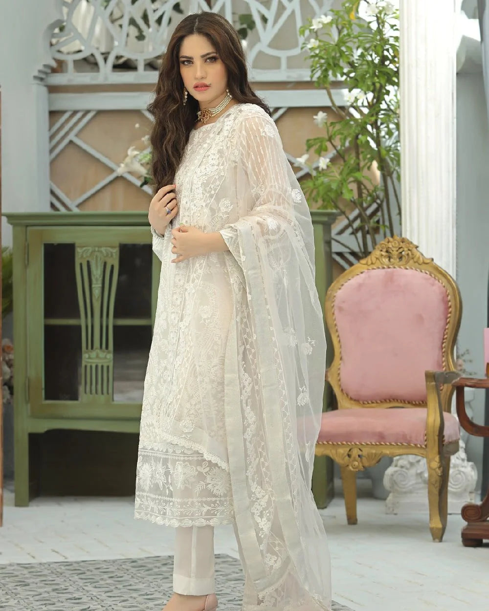 Neelum Munir By Party Suit 3 Piece Unstitched