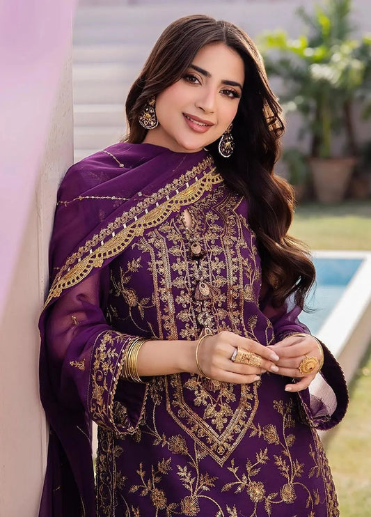 Asim Jofa Luxury Chiffon 3 Piece Unstitched Collection