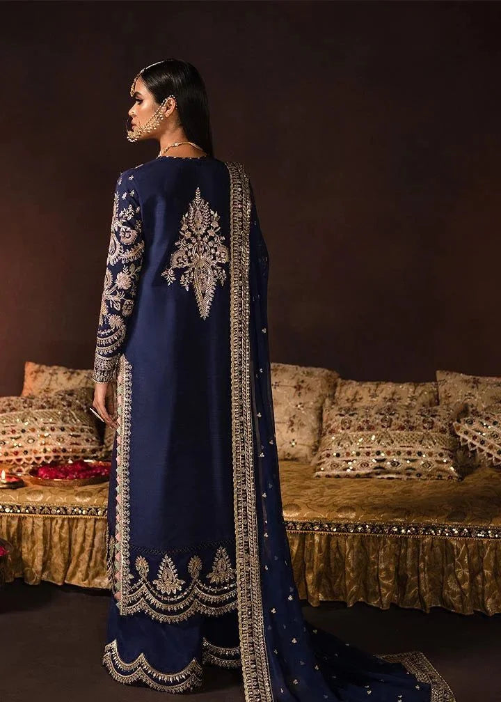 Afrozeh Divani Unstitched Embroidered Velvet 3 Pieces Suit
