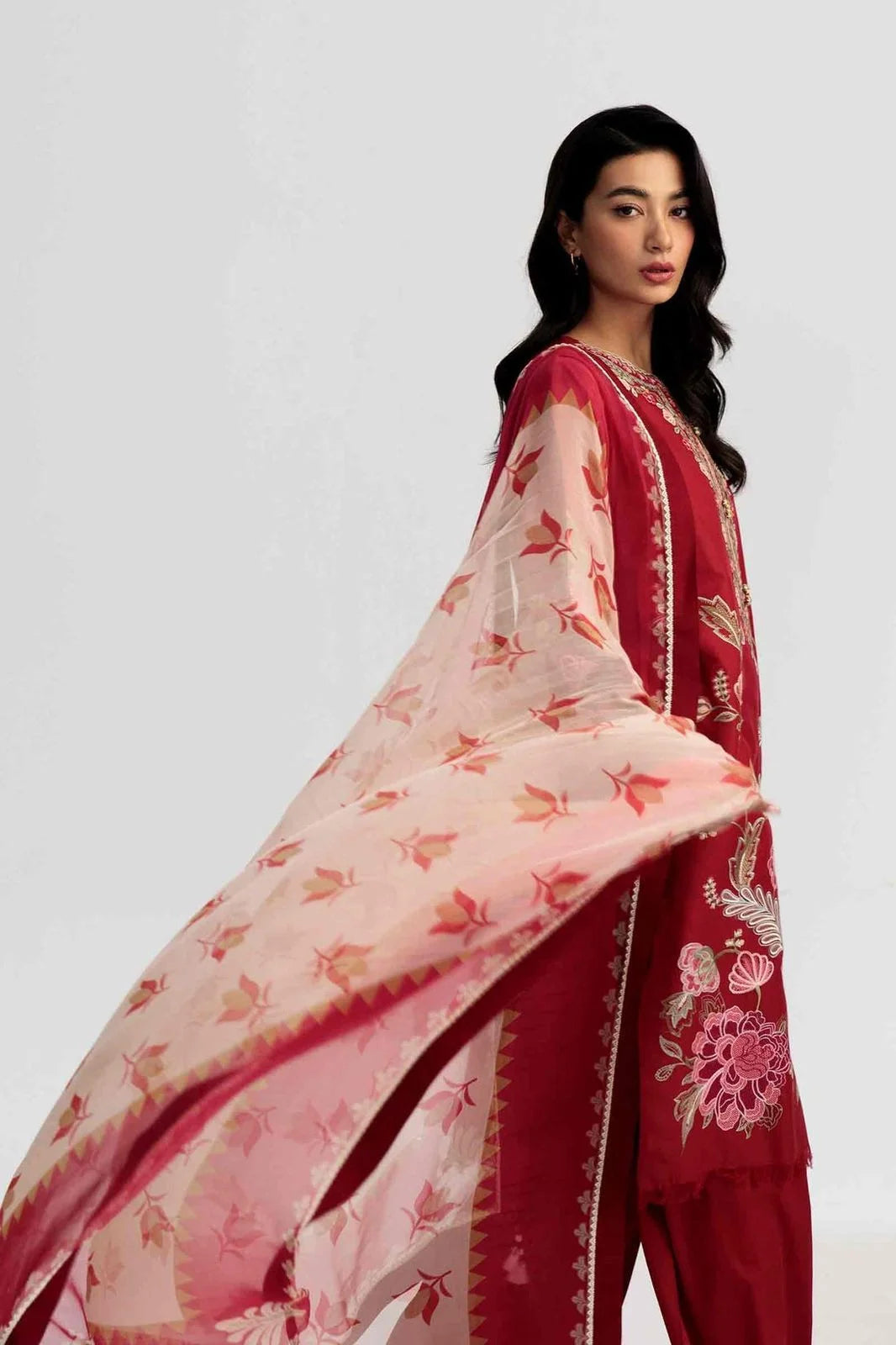 ZARA SHAH JHAN PREMIUM DHANAK 3PC UNSTITCHED