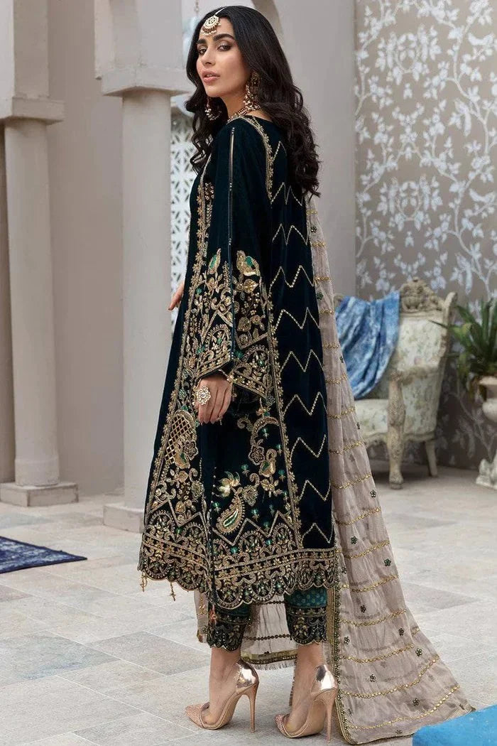 Emaan Adeel Luxury Velvet Collection 3 Pc Unstitched