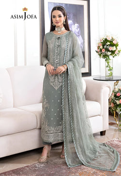 Asim Jofa Jhilmil Chiffon Embroidered Unstitched Collection
