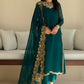 Baroque Unstitched Chiffon Embroidered 3 Piece Suit BQU-PR-828-1