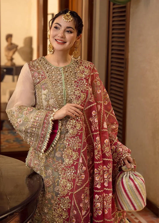 Aik Jhalak by Crimson Organza Embroidered Suits Unstitched 3 Piece