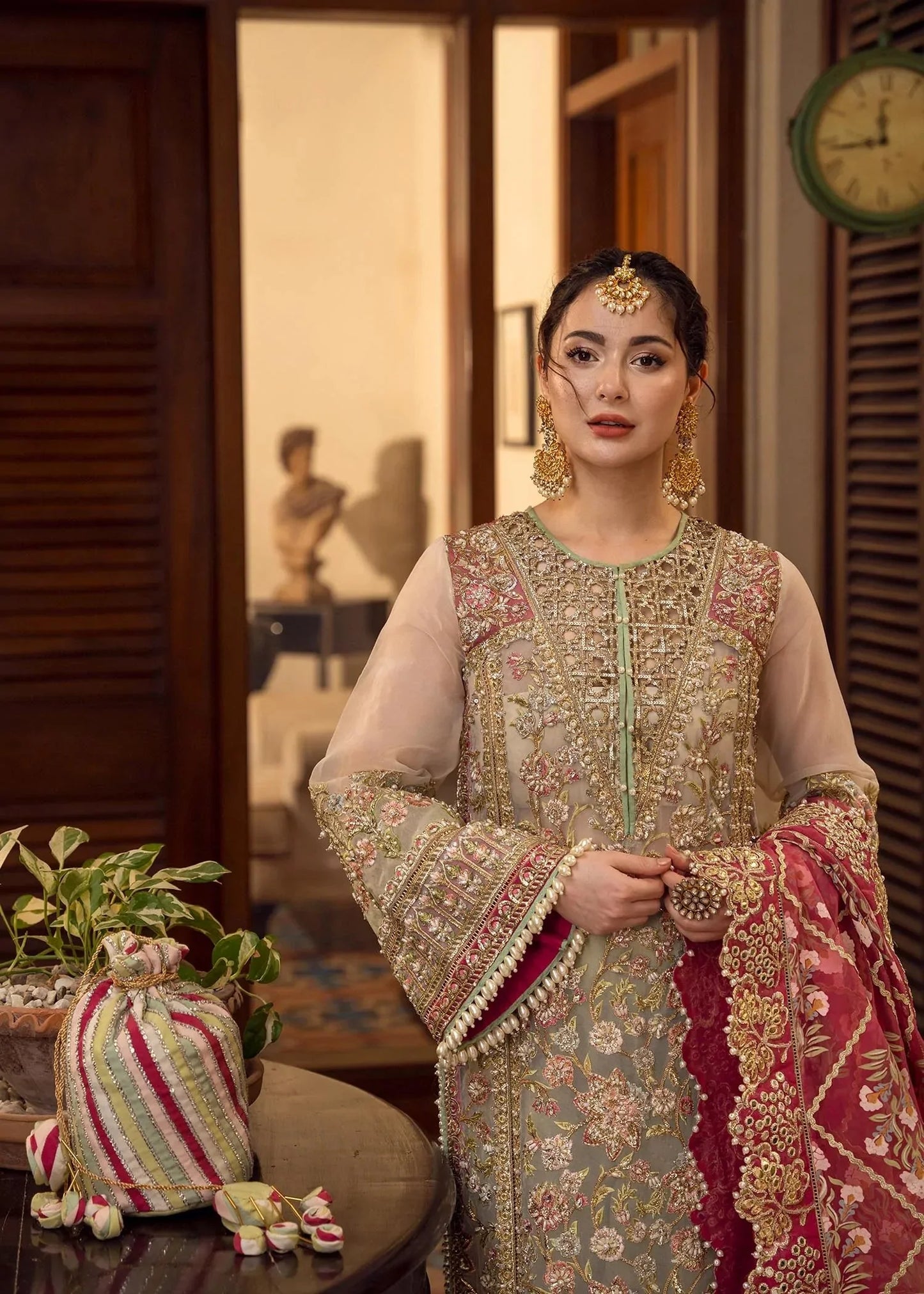 Aik Jhalak by Crimson Organza Embroidered Suits Unstitched 3 Piece