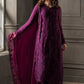 Azure Wedding Festive Luxury Chiffon Embroidered Collection Rose Noir