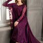 Azure Wedding Festive Luxury Chiffon Embroidered Collection Rose Noir