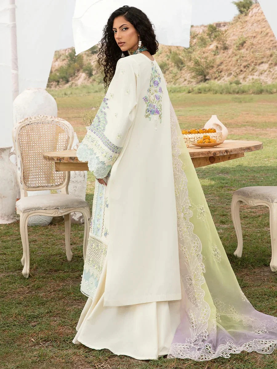 Bin Ilyas Luxury Lawn Embroidered 3 Piece Unstitched