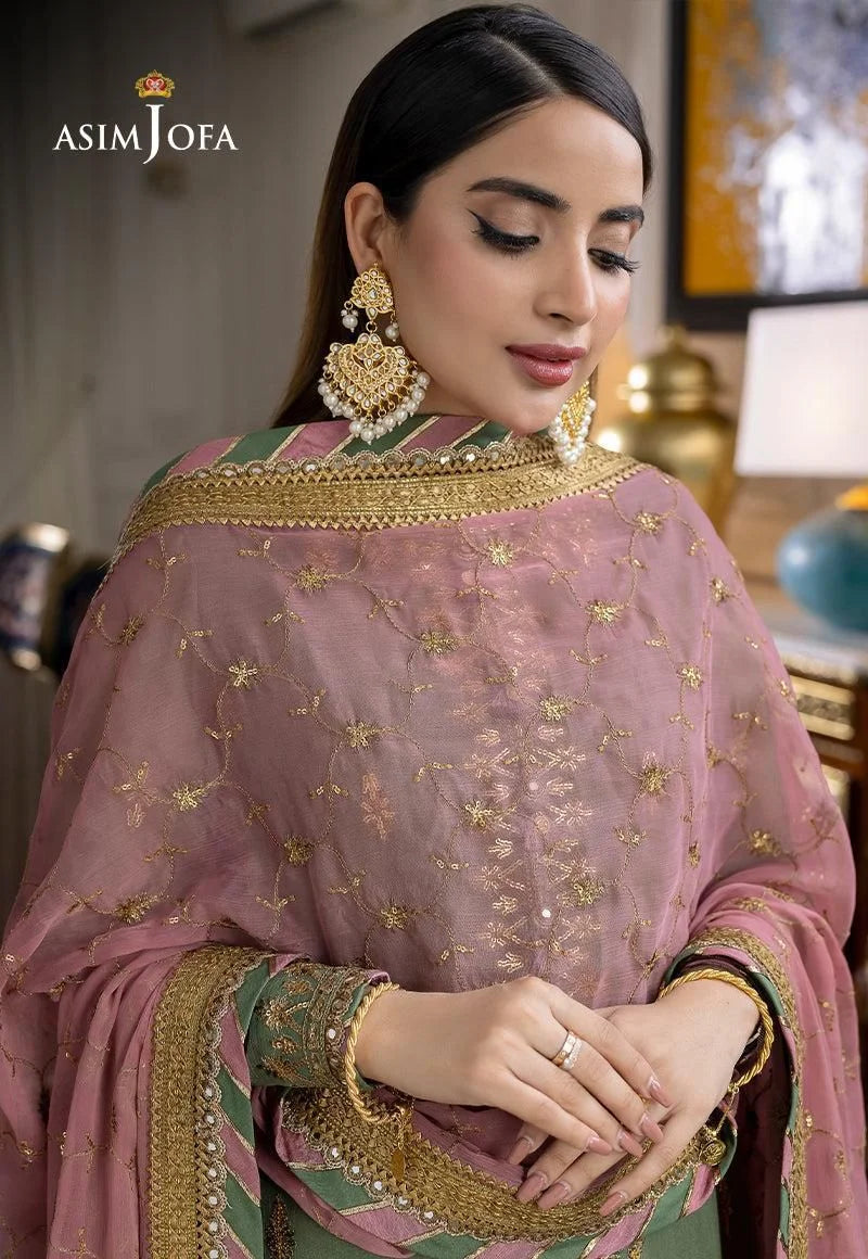 Asim Jofa Luxury Chiffon 3 Piece Unstitched Collection