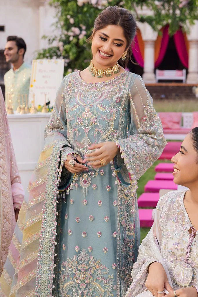Kanwal Malik Luxury Embroidery Organza 3 Piece Unstitched