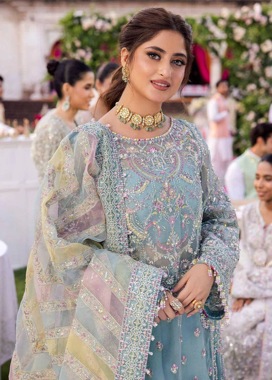 Kanwal Malik Luxury Embroidery Organza 3 Piece Unstitched