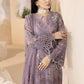 Lavish Lilac Premium Formal Collection Chiffon Embroidery 3pc unstitched