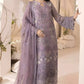 Lavish Lilac Premium Formal Collection Chiffon Embroidery 3pc unstitched