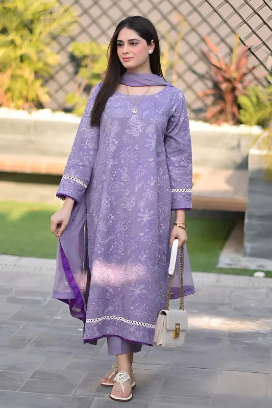 BAREEZE Dhanak 3pc Suit