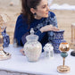 Azure Luxury Embroidered Chiffon 3 Piece Unstitched