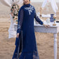 Azure Luxury Embroidered Chiffon 3 Piece Unstitched
