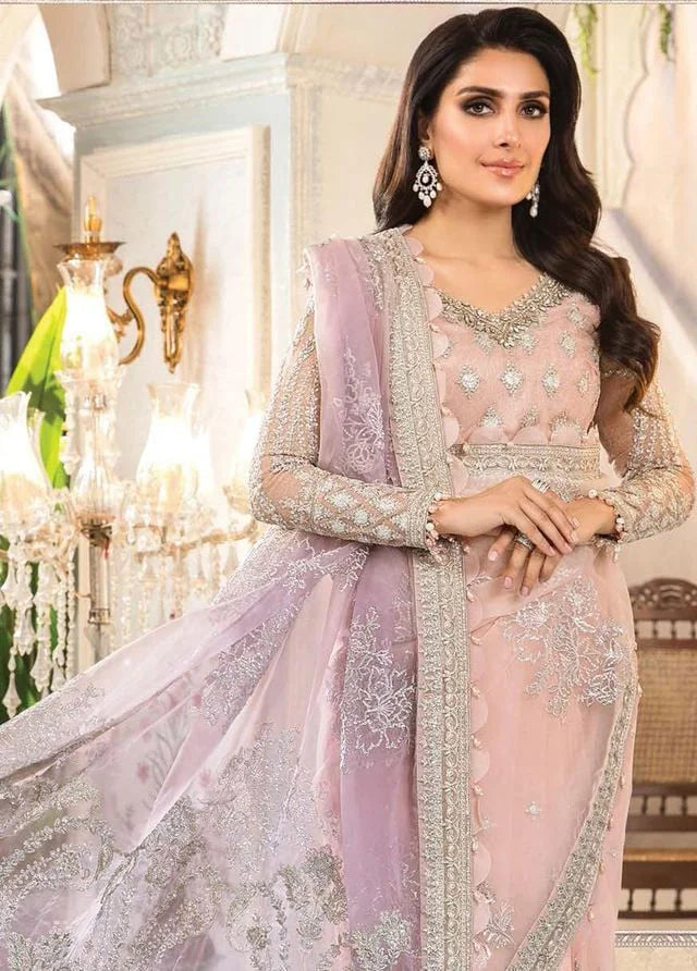 Maria B Embroidered Luxury Net Saree unstitched