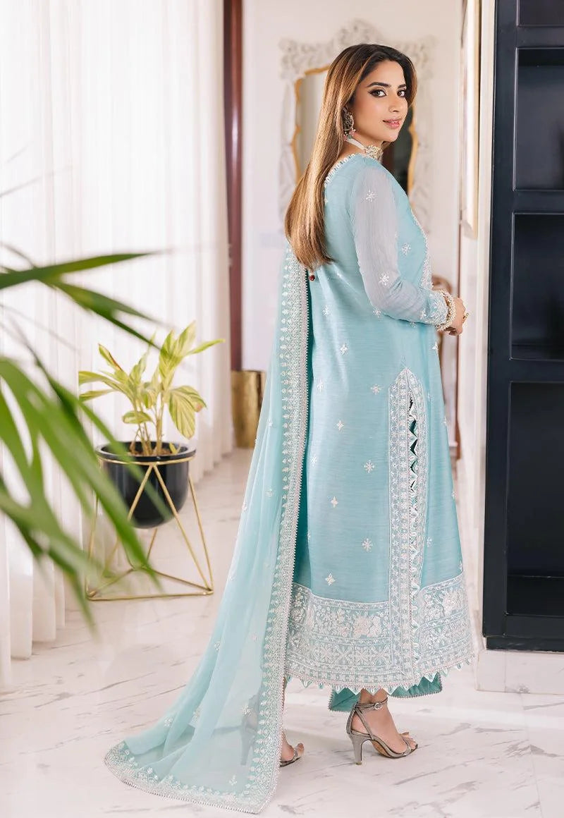 Asim Jofa Luxury Chiffon Embroidered 3 Piece Unstitched