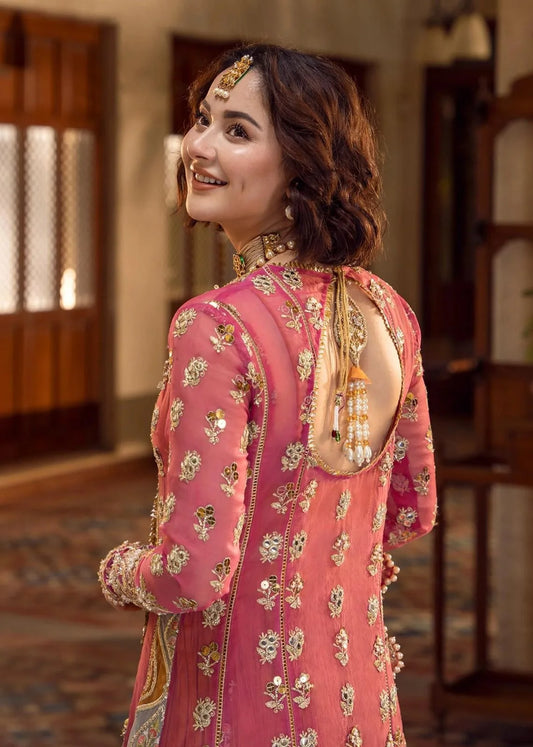 Aik Jhalak By Crimson MEHNDI GALORE Organza 3 pc
