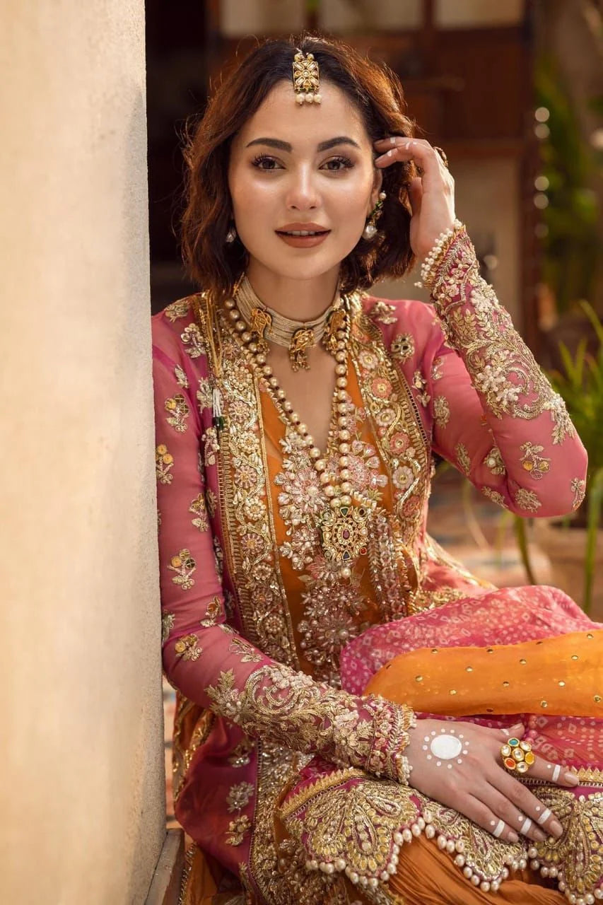 Aik Jhalak By Crimson MEHNDI GALORE Organza 3 pc