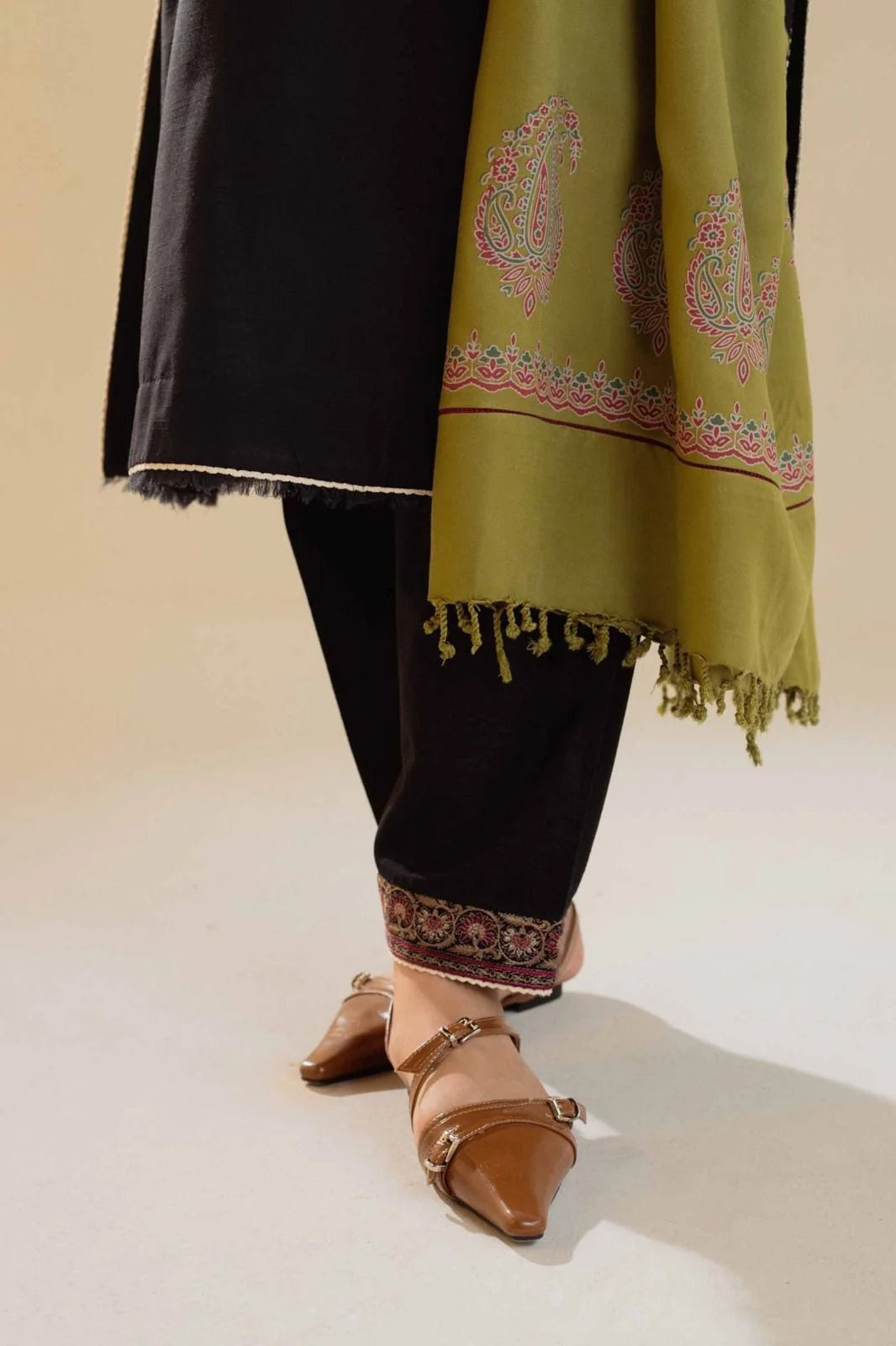 ZARA SHAHJHAN Luxury Dhanak Embroidered 3pc Unstitched