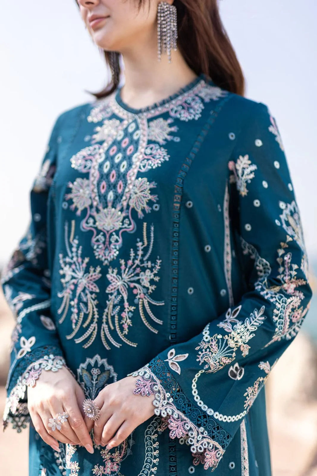 QALAMKAR PREMIUM DHANAK 3PC UNSTITCHED