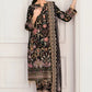 Baroque Luxury Embroidered Net Suits Unstitched 3 Piece