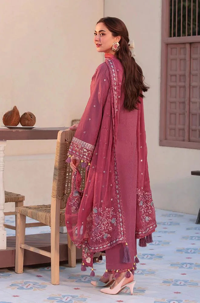 HANIA AMIR PREMIUM DHANAK 3PC UNSTITCHED