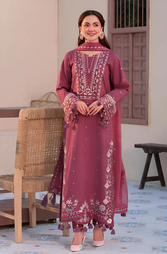 HANIA AMIR PREMIUM DHANAK 3PC UNSTITCHED