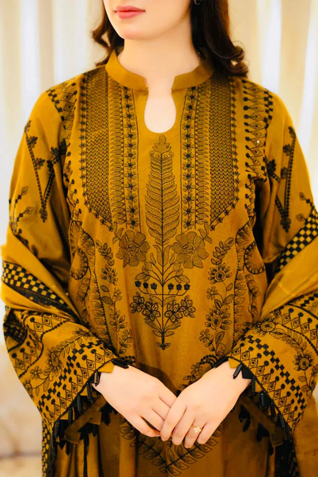 LIBAAS PREMIUM DHANAK 3PC UNSTITCHED
