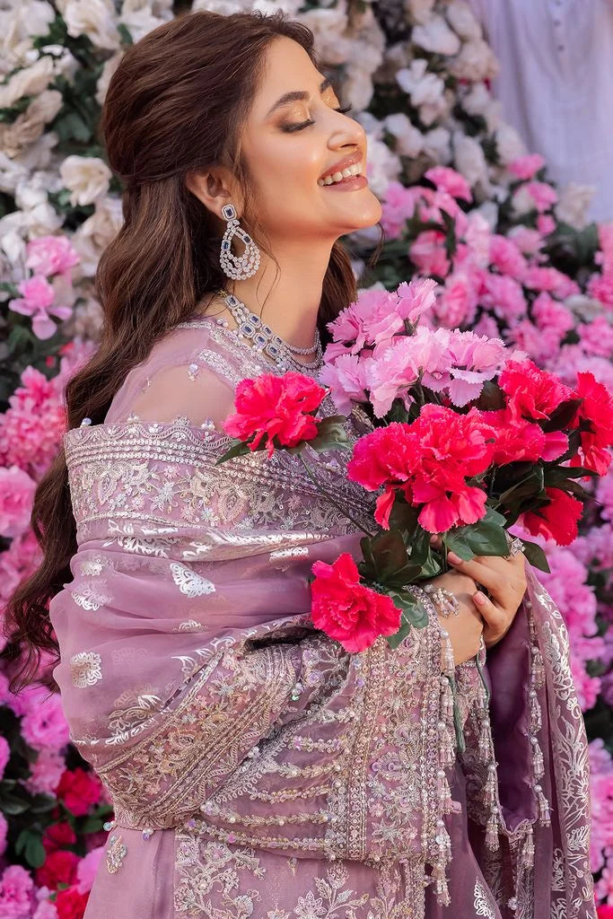 Kanwal Malik Embroidery Organza Bridal Wear Dress 3 Piece Unstitched