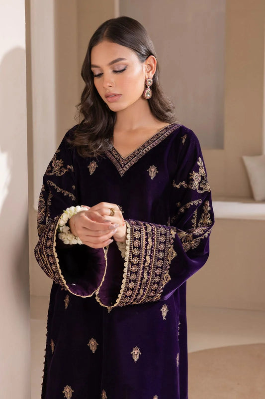 Baroque Chantelle - EMBROIDERED VELVET MICRON (9000) COLLECTION UNSTITCHED