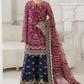 Baroque Luxury Net Embroidered 3 Piece Unstitched