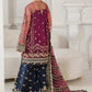Baroque Luxury Net Embroidered 3 Piece Unstitched