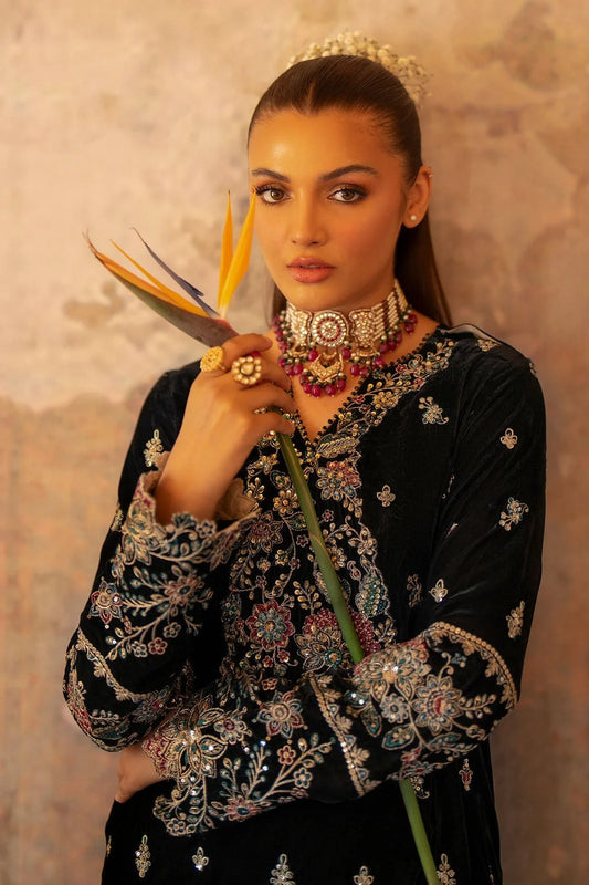 EMAN ADEEL PREMIUM  VELVET 3PC UNSTITCHED