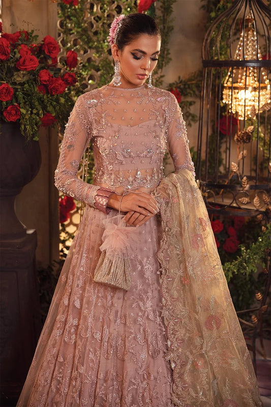 Iznik Luxury Net Maxi Embroidered 3 Piece Unstitched