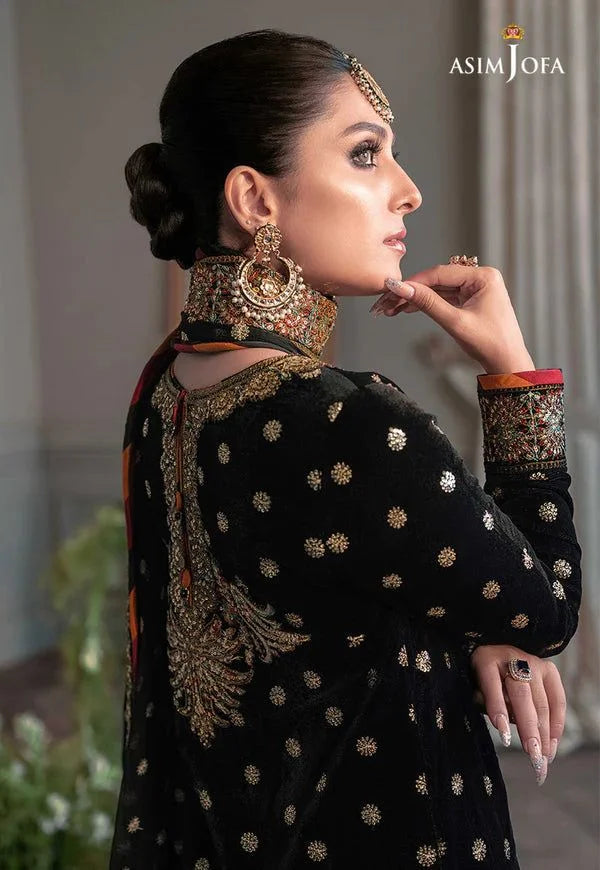 Asim Jofa - The Ayeza Edit Makhmal Royal Velvet Collection Unstitched 3 Pc