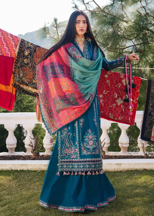 HUSSAIN REHAN PREMIUM DHANAK 3PC UNSTITCHED