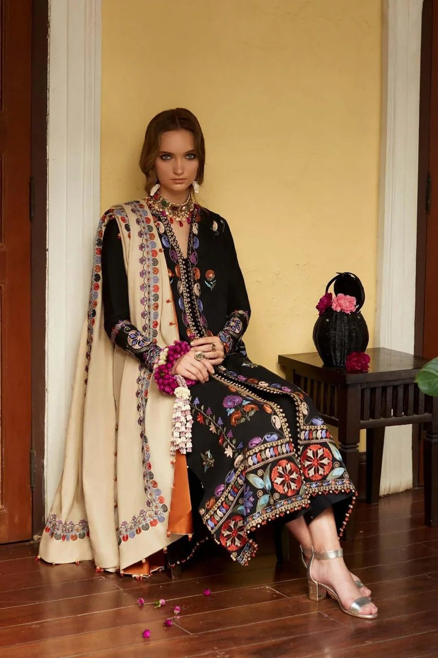 ZAHA PREMIUM DHANAK 3PC UNSTITCHED