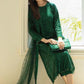 Baroque Luxury Chiffon Embroidered Dress 3 Piece Unstitched