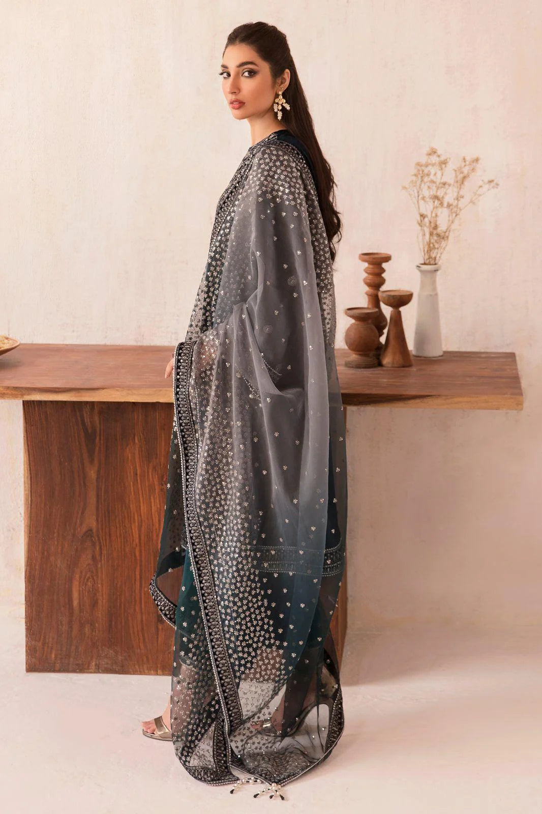 Jazmine Velvet Embroidered Collection 3PC Unstitched