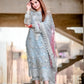 Laam Luxury Organza Embroidered 3 Piece Unstitched