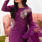 VANYA Embroidered Silk 3 Piece Unstitched Suit